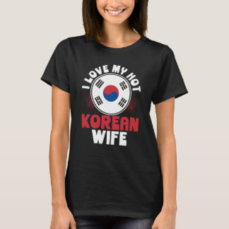 I Kärlek Min Hett koreansk fru T Shirt