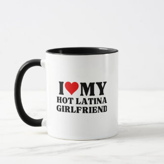 I Kärlek Min Hett Latina Girlkompis Mugg