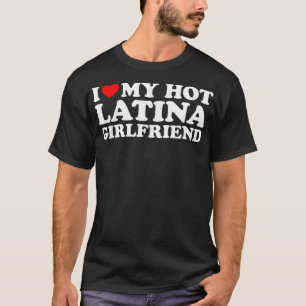 I Kärlek Min Hett Latina Girlkompis T Shirt