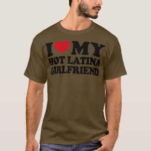I Kärlek Min Hett Latina Girlkompis T Shirt
