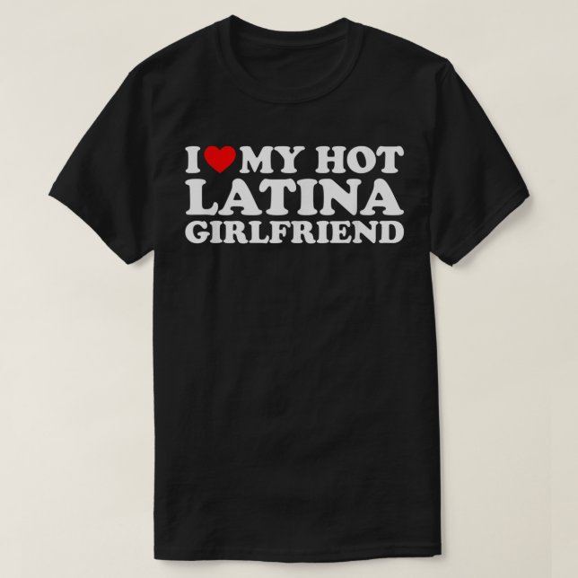 I Kärlek Min Hett Latina Girlkompis T Shirt (Design framsida)