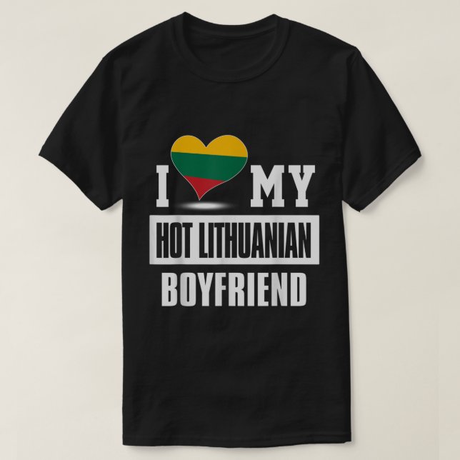 I Kärlek Min Hett, Litauisk bojvän T Shirt (Design framsida)