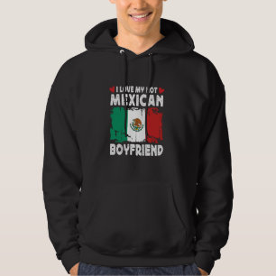 I Kärlek min Hett Mexikanska bojkamöten lite Mexik Hoodie