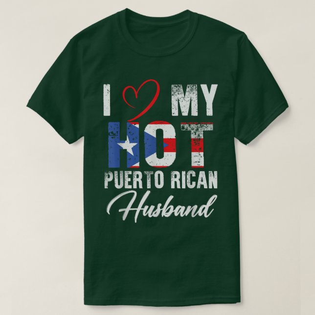 I Kärlek min Hett Puerto Rican Make Proud Puerto R T Shirt (Design framsida)