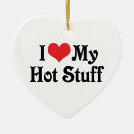 I Kärlek Min Hett Saker Julgransprydnad Keramik