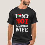 I kärlek Min Hett Sudanesisk fru Make T Shirt<br><div class="desc">I kärlek Min Hett Sudanesisk fru Make</div>