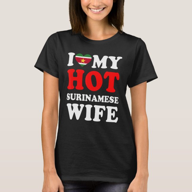I kärlek min Hett Surinamese Maka Make T Shirt (Framsida)