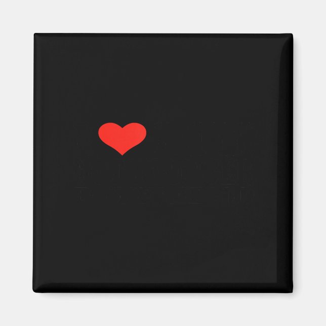 I Kärlek Min Hett Younger Boykompis Funny Citat Magnet (Framsidan)