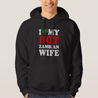 I kärlek Min Hett Zambian Maka Make Hoodie