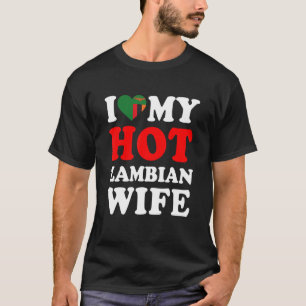 I kärlek Min Hett Zambian Maka Make T Shirt