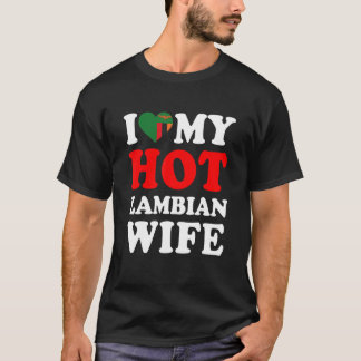 I kärlek Min Hett Zambian Maka Make T Shirt