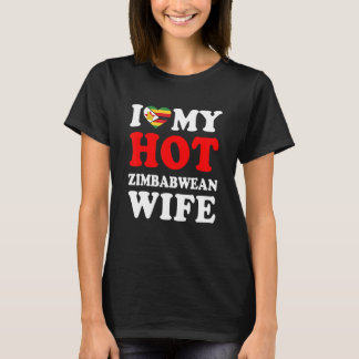 I kärlek Min Hett Zimbabwe Maka Funny Make Gift T Shirt