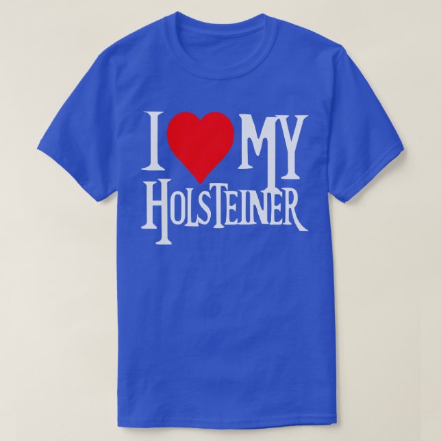 I kärlek min Holsteiner Horse 1 T Shirt (Design framsida)