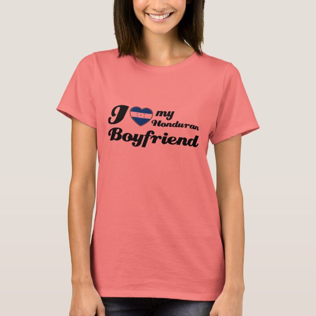 I kärlek min honduran Boyvän T-shirt (Framsida)