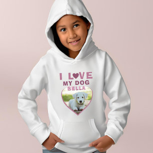 I kärlek min Hund Heart Photo Pet Namn T Shirt