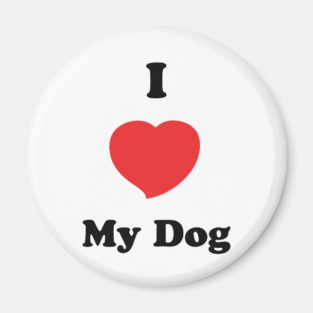 I KÄRLEK min hund Magnet (Framsidan)