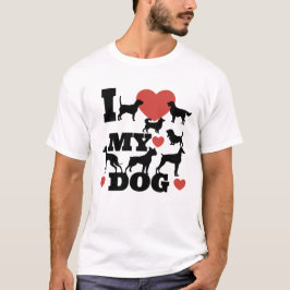I kärlek min Hund T Shirt