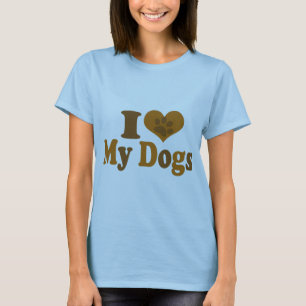 I Kärlek min Hundar T Shirt