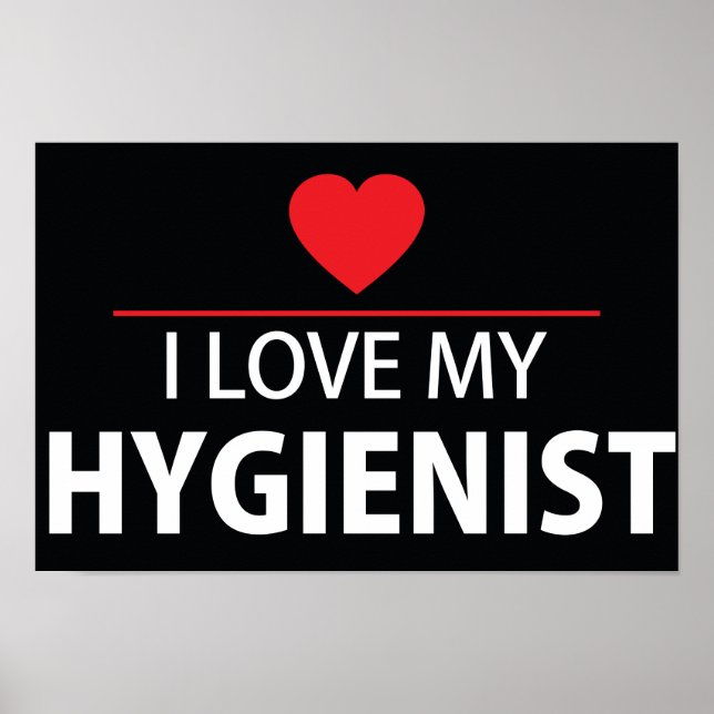 I Kärlek Min hygienist Poster (Framsidan)