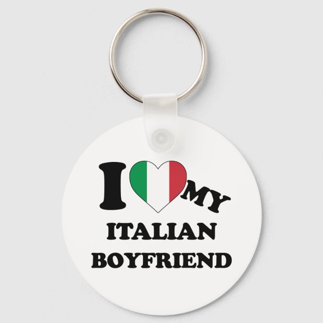 I kärlek min italienska Boykompis Nyckelring (Framsida)
