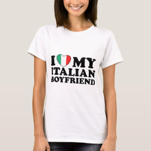I Kärlek Min italienska Boykompis T Shirt