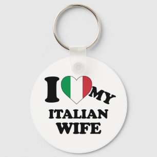 I kärlek min italienska fru nyckelring