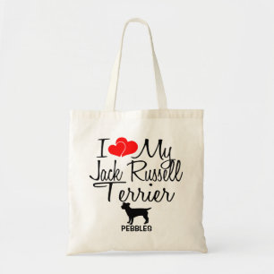 I Kärlek Min Jack Russell Terrier Tygkasse