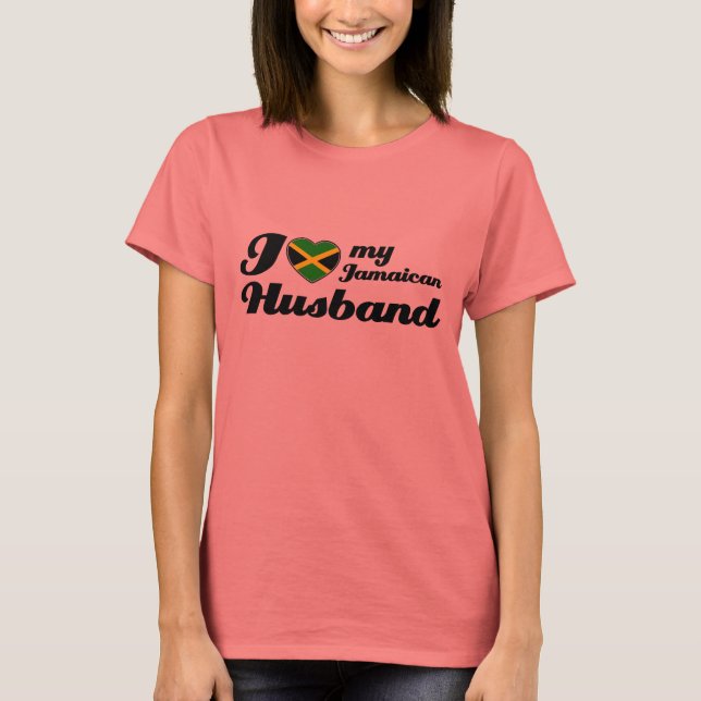 I kärlek min Jamaican Make T-shirt (Framsida)