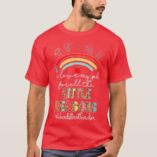I Kärlek, min jobbhuvudstartslärarinna Regnbåge ti T Shirt