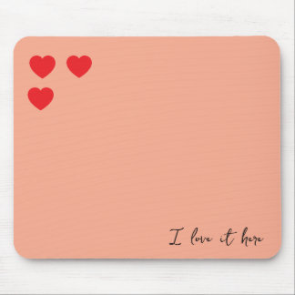 I kärlek min jobbmusknapp musmatta