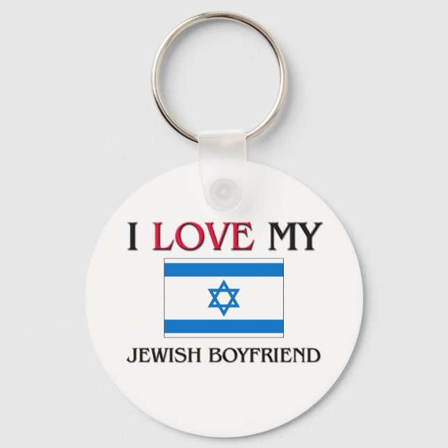 I Kärlek Min judiska bojvän Nyckelring (Framsida)