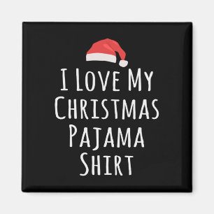 I kärlek min jul Pajama Shirt Magnet