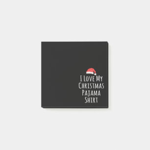 I kärlek min jul Pajama Shirt Post-it Block