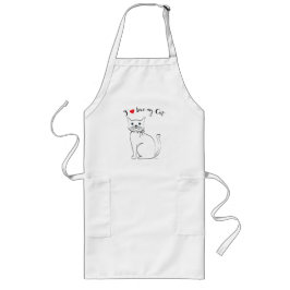 I kärlek min katt, Cute, Coola Långt Förkläde