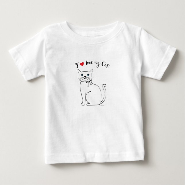I kärlek min katt, Cute, Coola Tröja (Framsida)