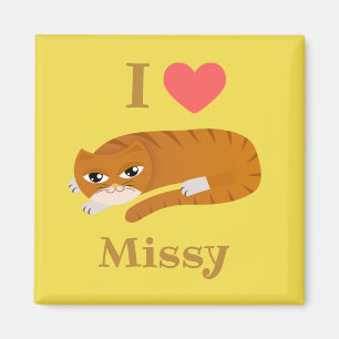 I kärlek min katt magnet