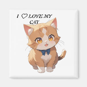 I kärlek min katt magnet