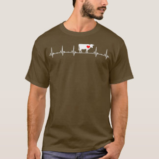 I Kärlek, min kokvalv EKG Heartslag Heart Patient T Shirt