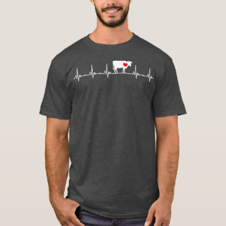 I Kärlek, min kokvalv EKG Heartslag Heart Patient T Shirt