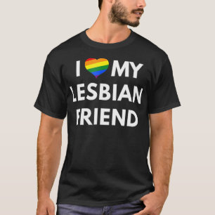 I Kärlek Min Lesbisk Friend t-shirt - HBT-Pride