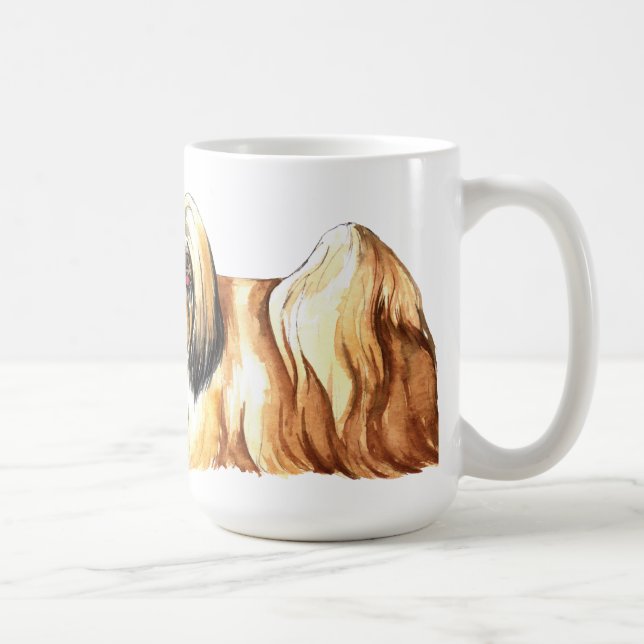 I Kärlek min Lhasa Apso Kaffemugg (Höger)