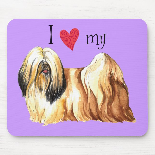 I Kärlek min Lhasa Apso Musmatta (Framsidan)