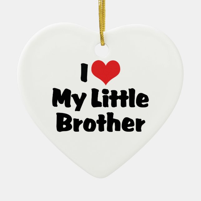 I Kärlek Min lilla broder Ornament (Framsidan)