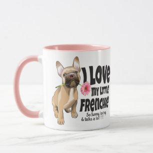 I kärlek min lilla franske brud - Fransk bulldog Mugg