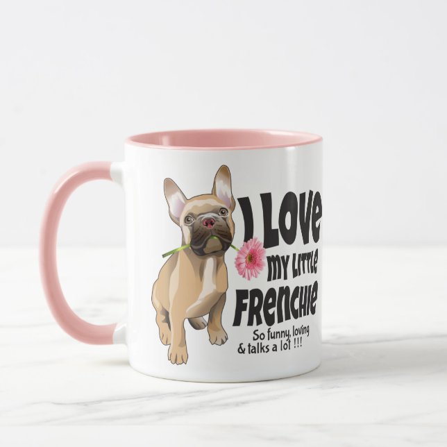 I kärlek min lilla franske brud - Fransk bulldog Mugg (Vänster)