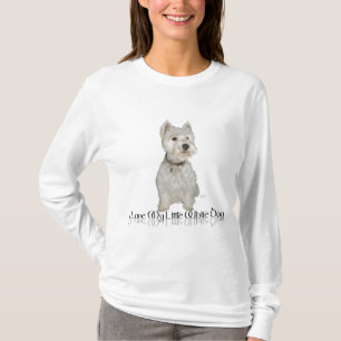 I Kärlek Min lilla vita Hund - Westie T-shirt