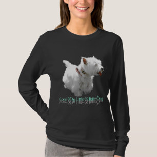 I Kärlek Min lilla vita Hund - Westie Tee Shirt