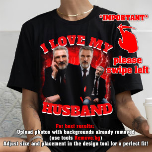 i kärlek min make-anpassningsbar valentins daggåva t shirt