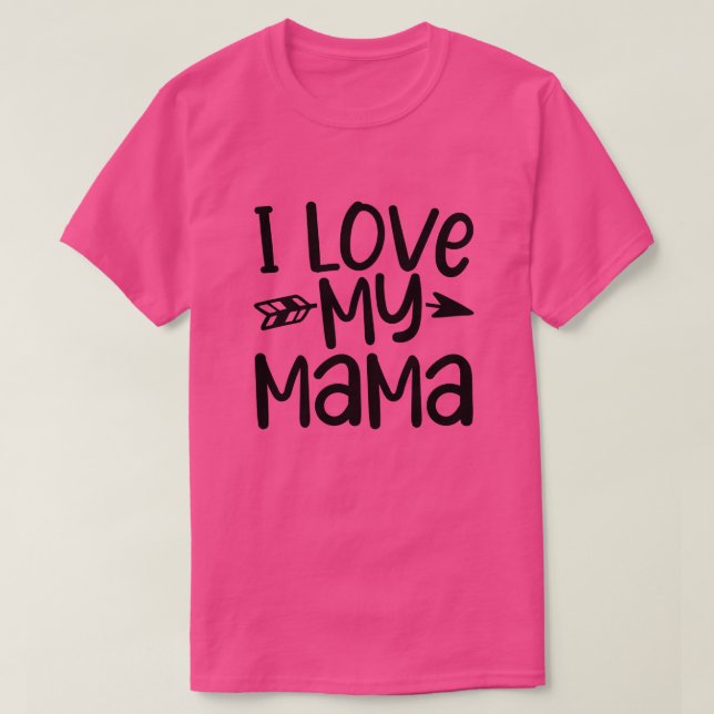 I kärlek min mamma01 t shirt (Design framsida)