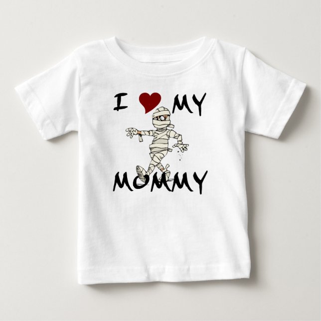 I KÄRLEK Min mamma Långärmad Shirt T Shirt (Framsida)